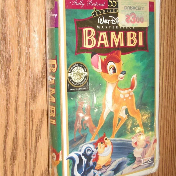 Walt Disney Masterpiece Collection “BAMBI” 55th Anniversary (VHS)~SEALED! - Picture 5 of 6